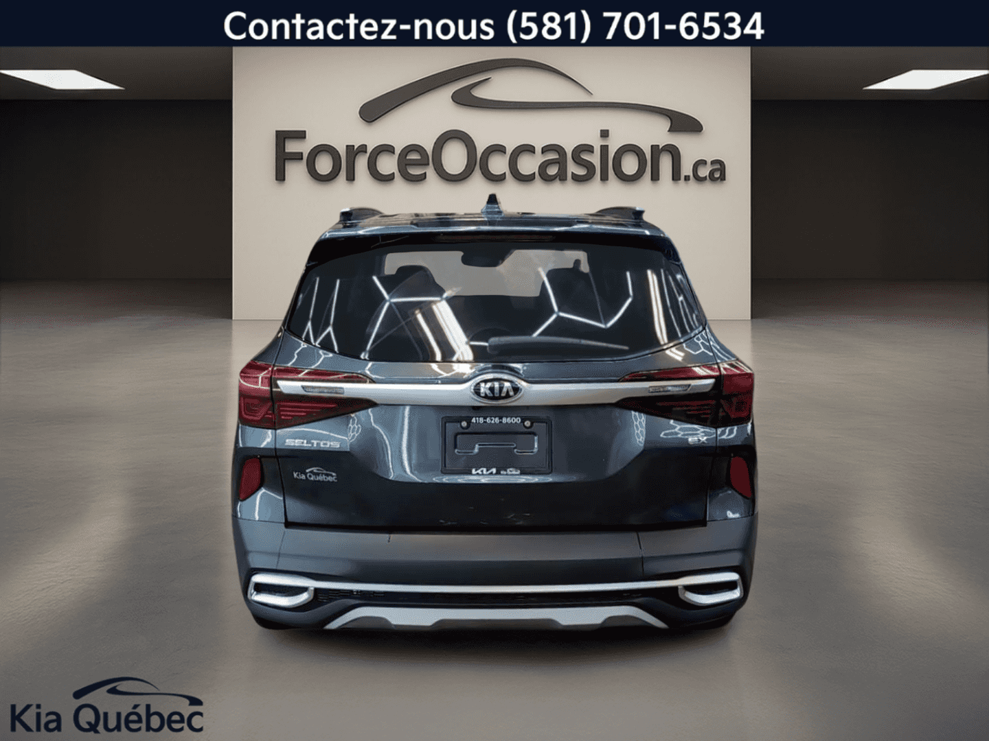 2021 Kia Seltos Ex *Awd *Cuir *Toit *Carplay *Cruise *Caméra - Image 5