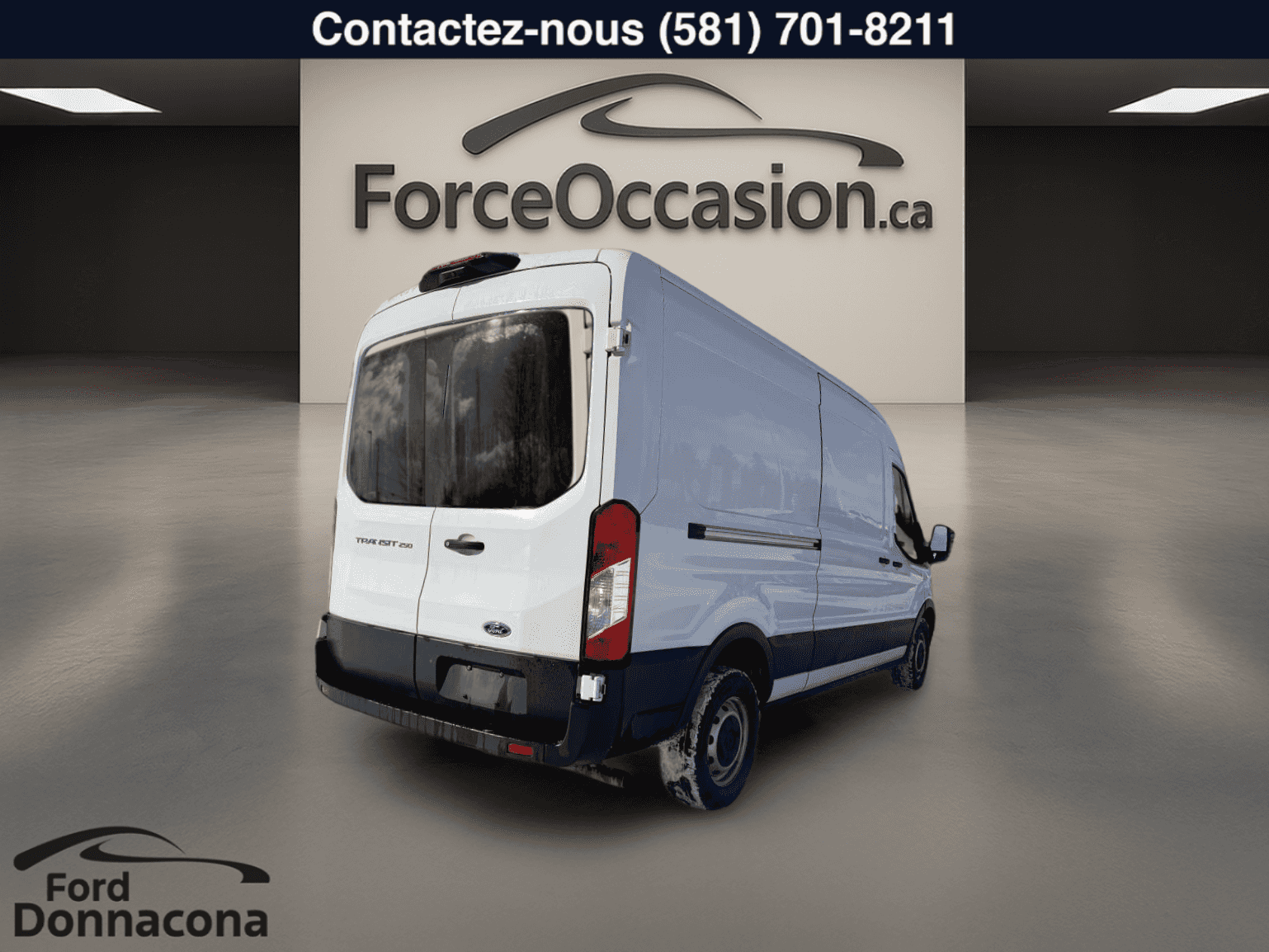 Image 10 Ford Transit Cargo Van T-250 PA toit moyen 130 po PNBV de 9 070 lb 2021