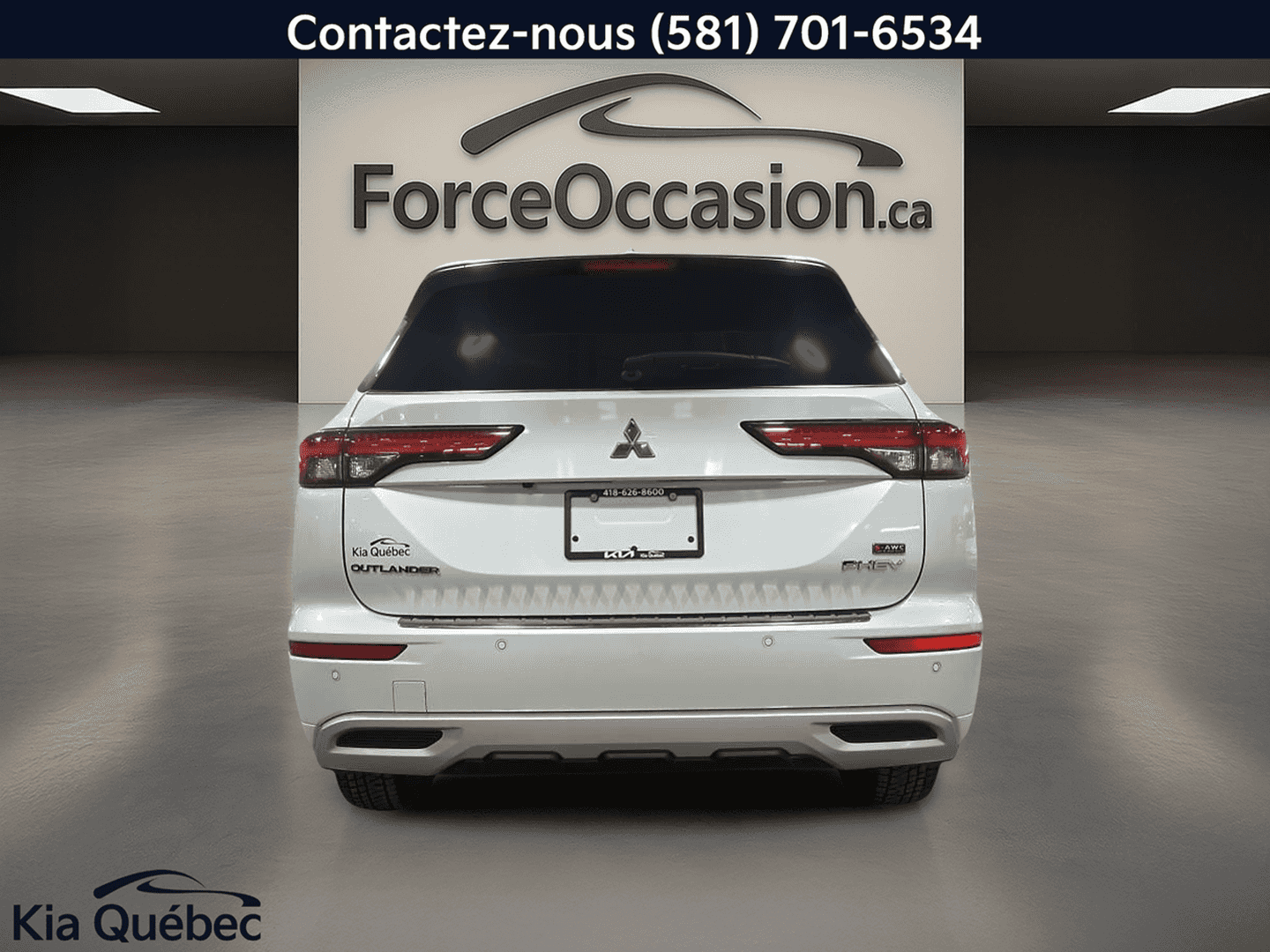 2023 Mitsubishi Outlander PHEV Gt *Awd *Toit Pano *Cuir Blanc *Caméra 360 *Bizone *7 Pass - Image 5