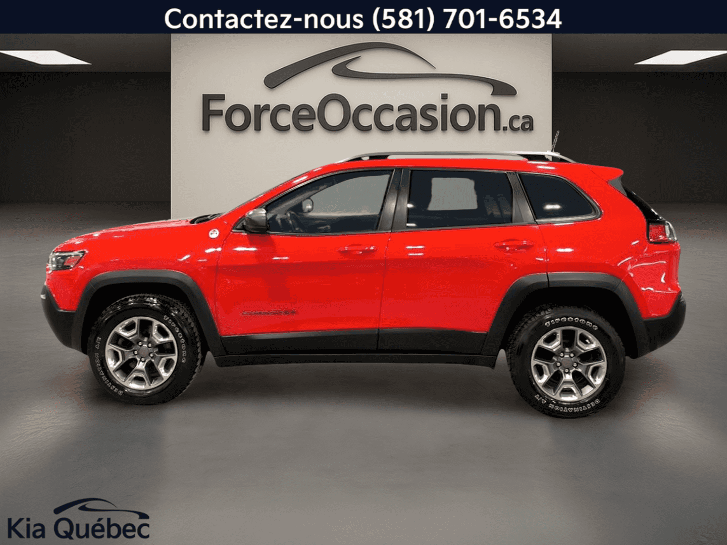 2019 Jeep Cherokee Trailhawk *4x4 *CUIR *GPS *CAMÉRA *ÉCRAN TACTILE - Image 3