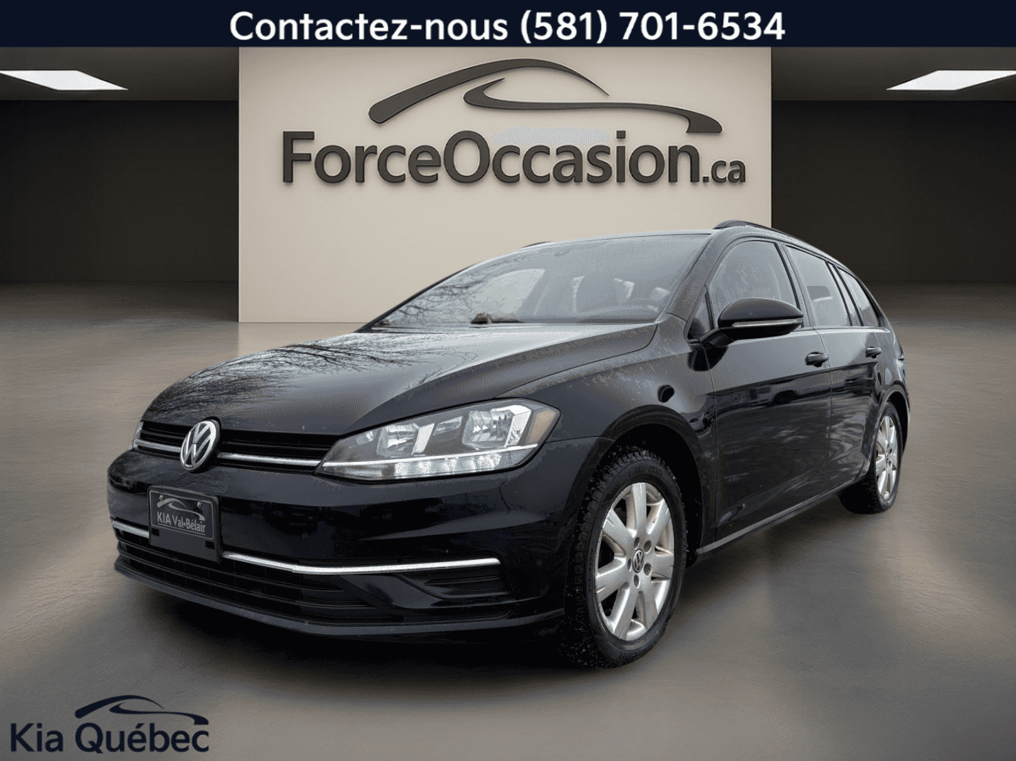 2019 Volkswagen Golf Sportwagen Comfortline TURBO *AWD *CAMÉRA *CARPLAY *SIEGE CHAUFFANT - Image 1