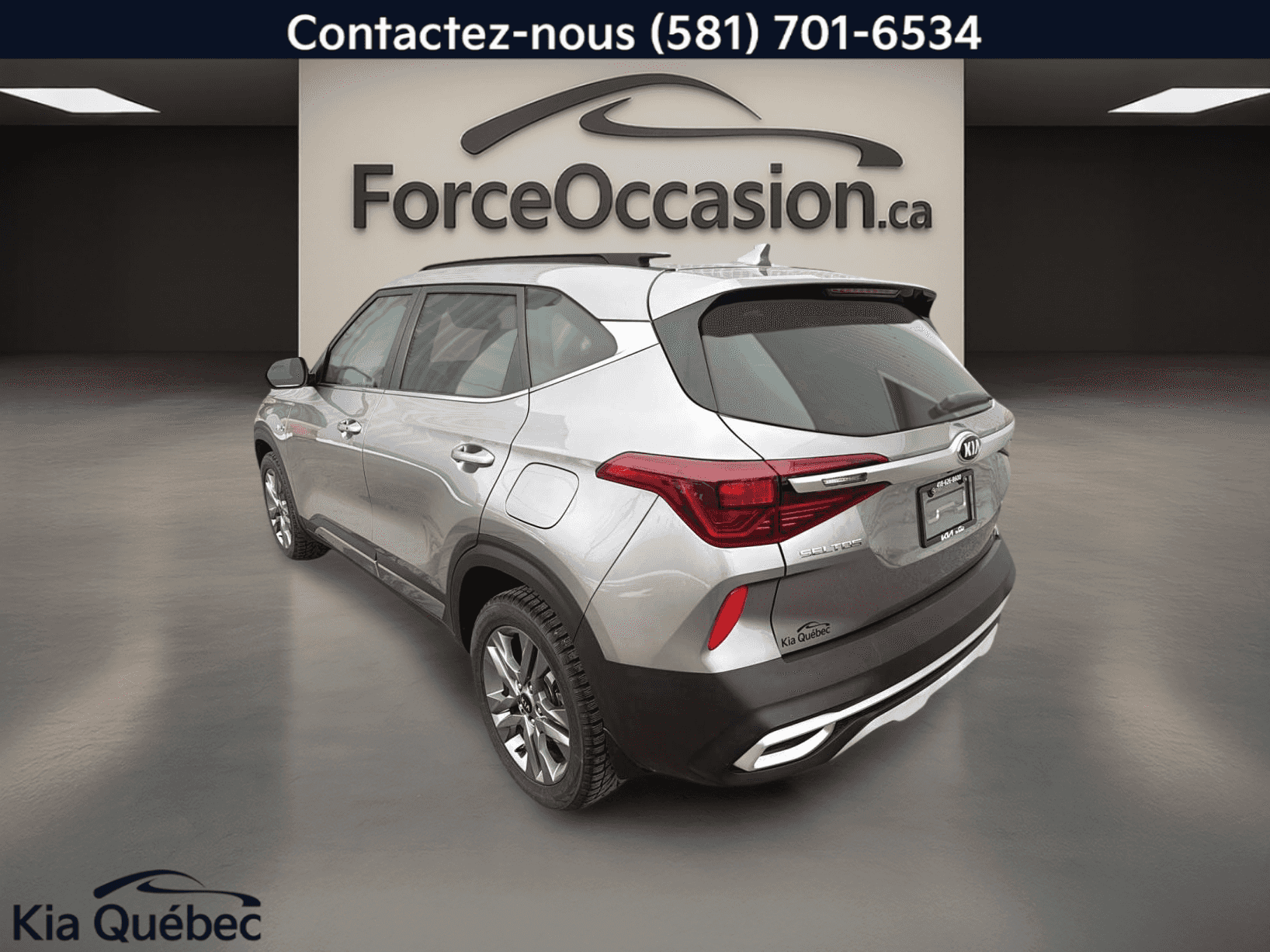 2021 Kia Seltos Ex *Awd *Cuir *Toit *Cruise *Carplay *Bluetooth *A/C - Image 2