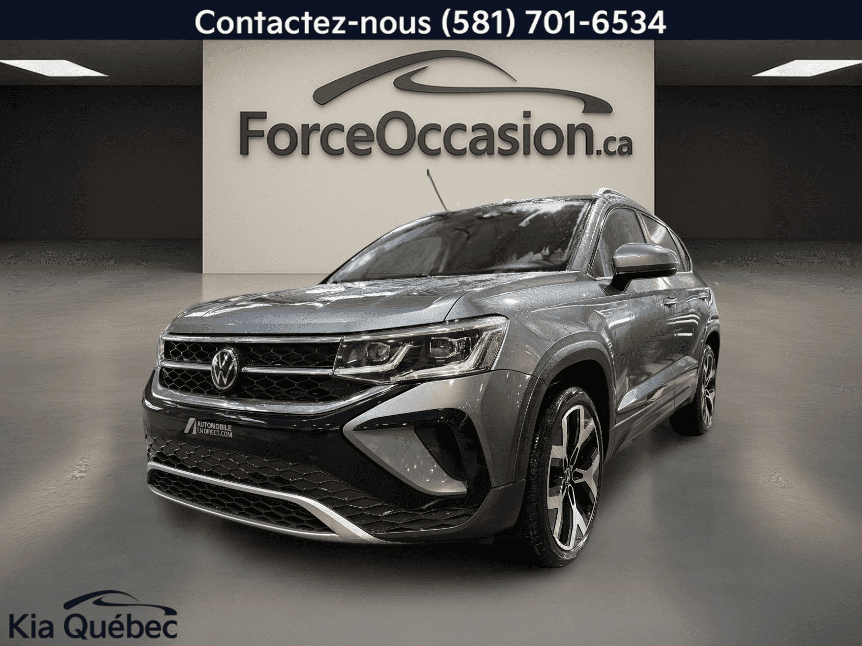 Image 1 Volkswagen Taos Highline Turbo *Awd *Bizone *Toit Pano *Cuir *Gps *Carplay 2023