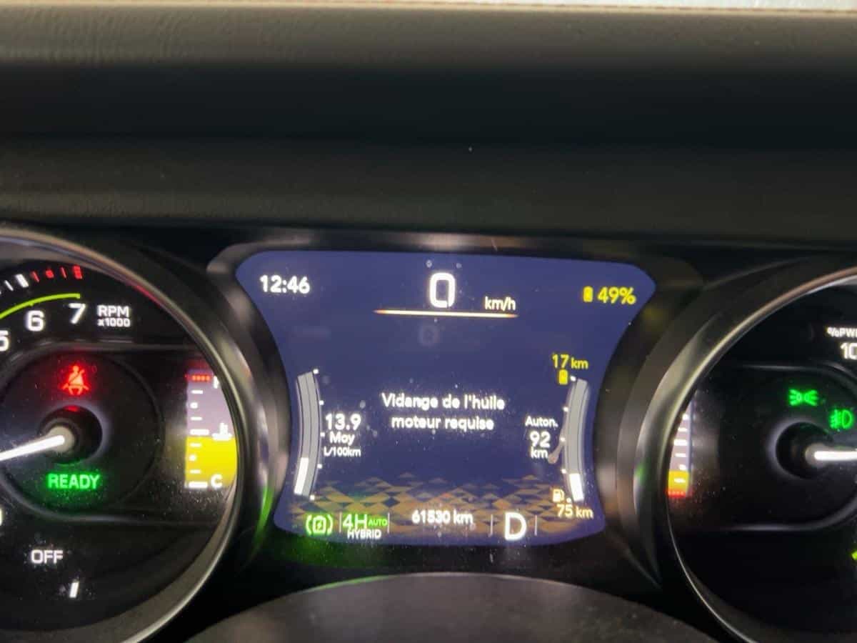 Image 15 Jeep Wrangler 4XE 4Xe* 4X4* High Altitude* Cuir* Gps* Volant Chauffant* 2023