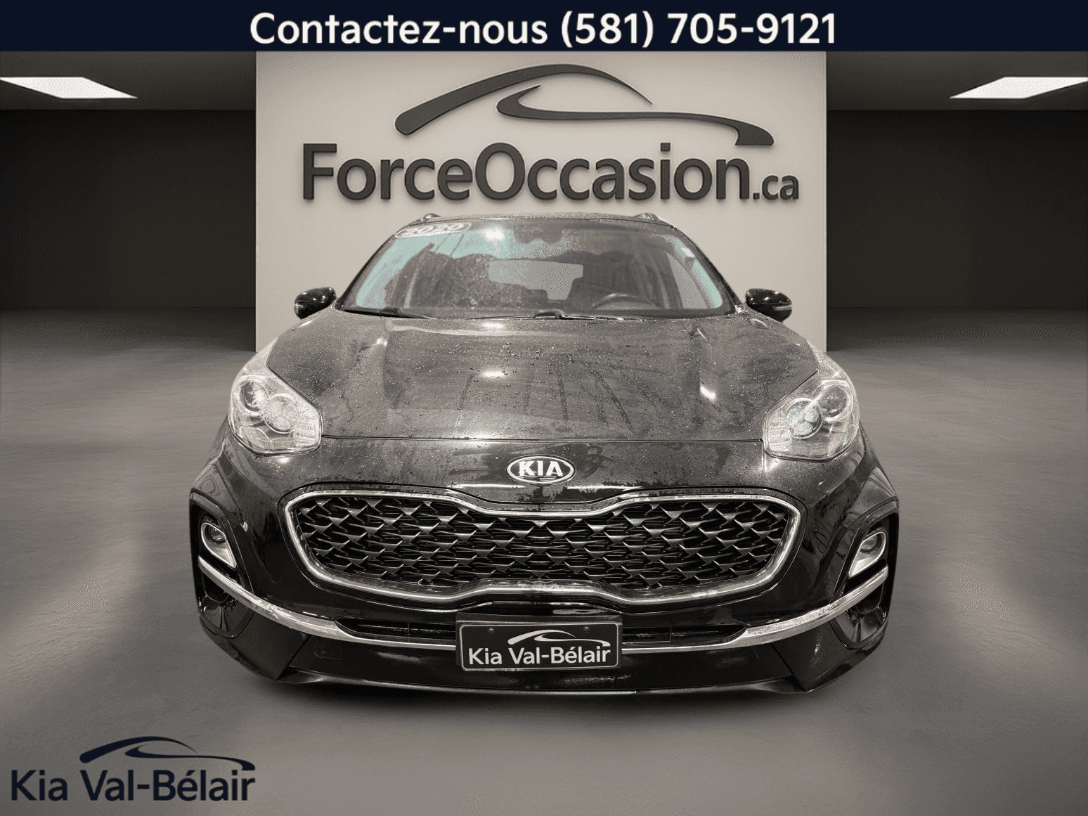 2020 Kia Sportage Ex Awd * Cuir * Toit * Carplay * Bi-Zone * Volant Chauff * - Image 2