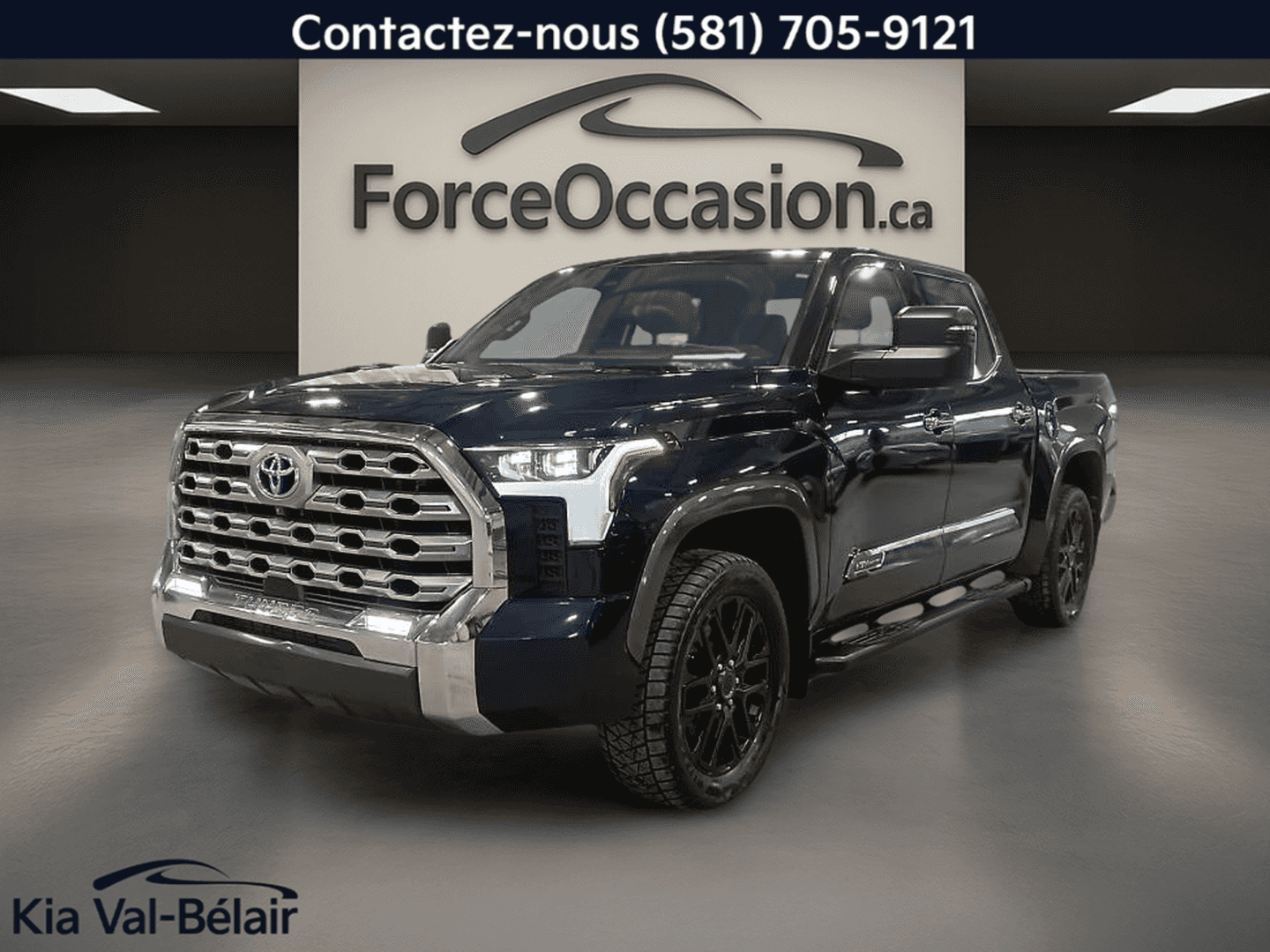 Image 1 Toyota Tundra Platinum 4X4 Turbo * 437Hp * Cuir * Toit * Jbl * Volant Chauff * 2022