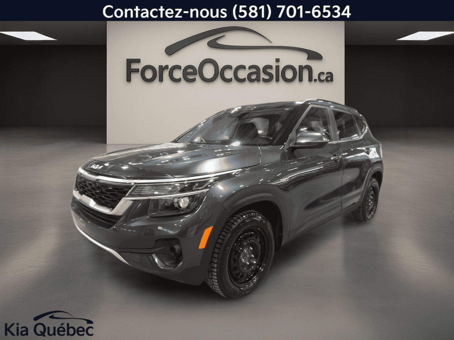 2023 Kia Seltos Ex *Awd *Cuir *Toit *Volant/Siege Chauffant *Carplay - Image 1