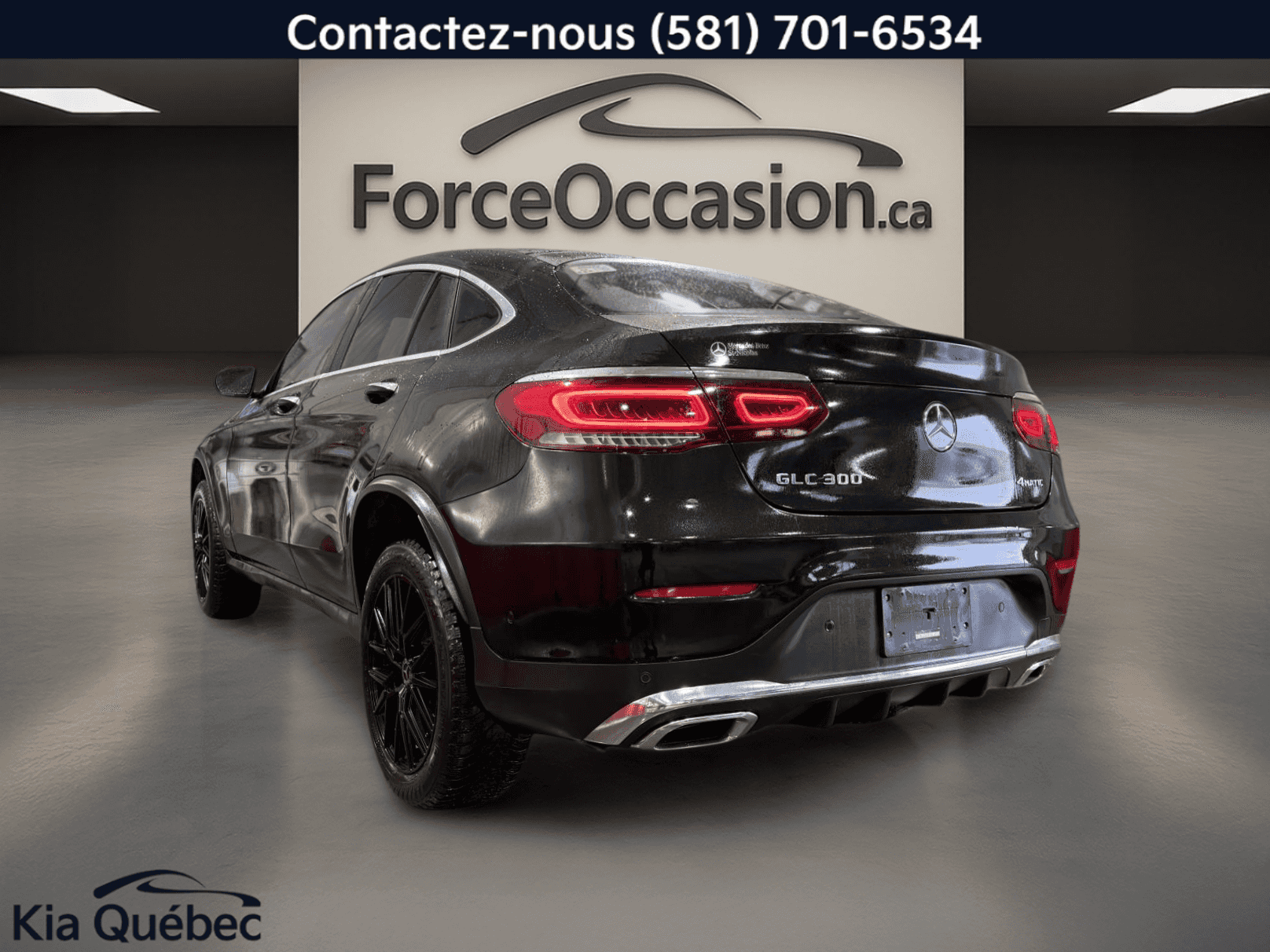 Image 2 Mercedes-Benz GLC Glc 300 Coupé Turbo *Awd *Bizone *Cuir Brun *Toit *Carplay 2023