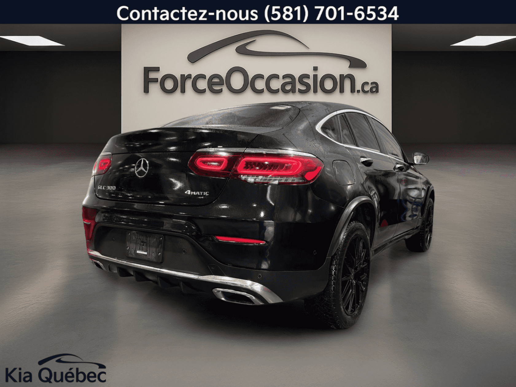 Image 3 Mercedes-Benz GLC Glc 300 Coupé Turbo *Awd *Bizone *Cuir Brun *Toit *Carplay 2023