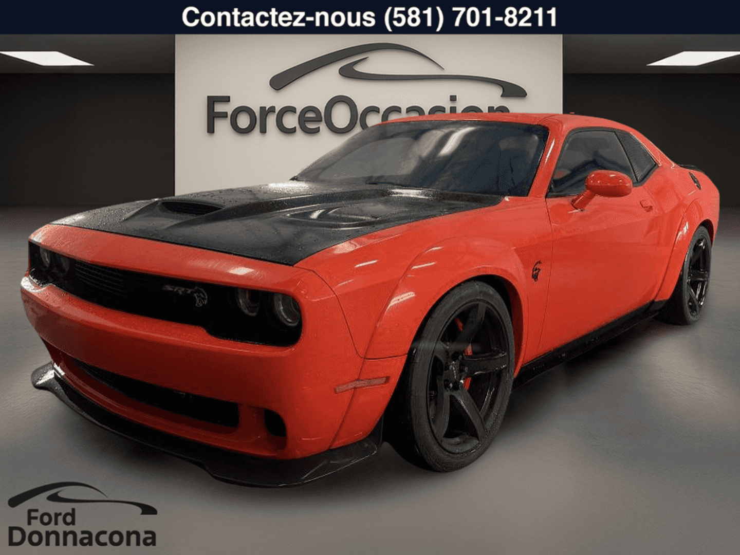 Image 1 Dodge Challenger Coupe Srt Hellcat *Supercharged*Cuir*700Hp*Manuel* 2017