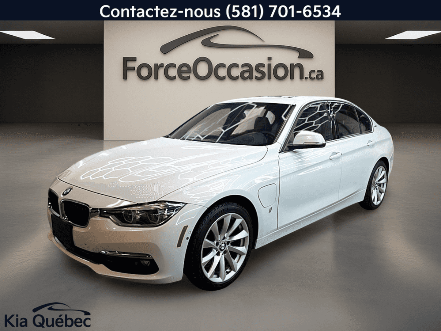 2017 BMW 330e 330E Turbo *Cuir Brun *Toit *Gps *Bizone *Carplay *Caméra 360 - Image 1