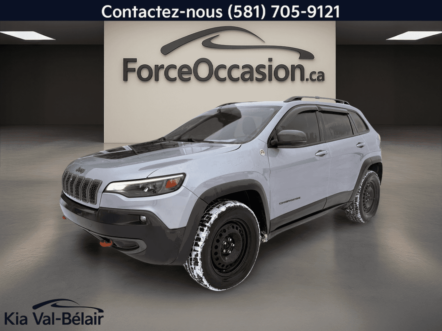 Image 1 Jeep Cherokee Trailhawk 4X4 * 271Hp * V6 * Cuir * Carplay * Caméra 2021