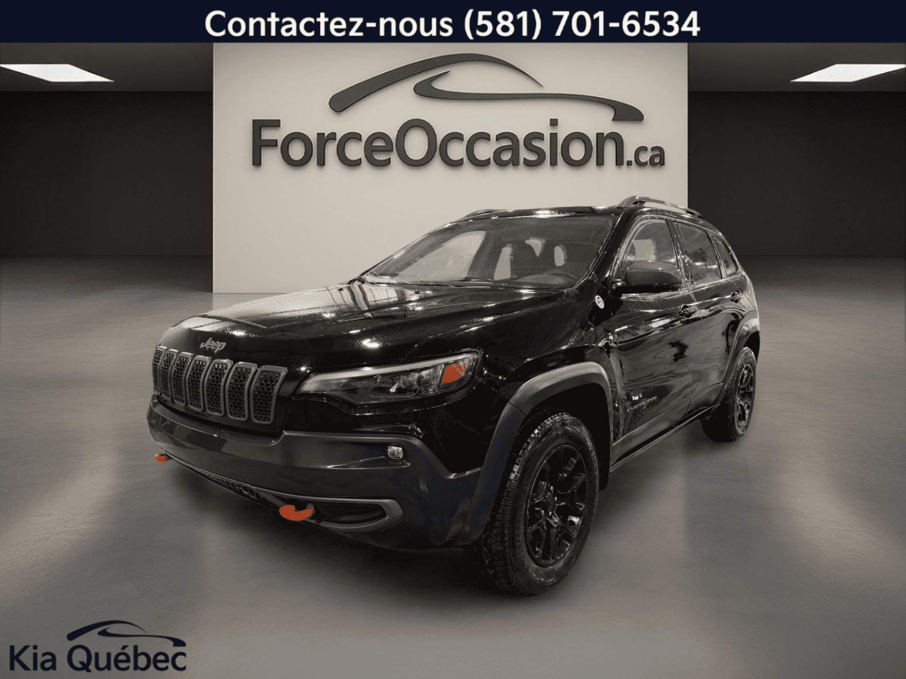 Image 1 Jeep Cherokee Trailhawk 4X4 *2.0L Turbo *Cuir *Toit *Caméra *Carplay *Bizone 2020