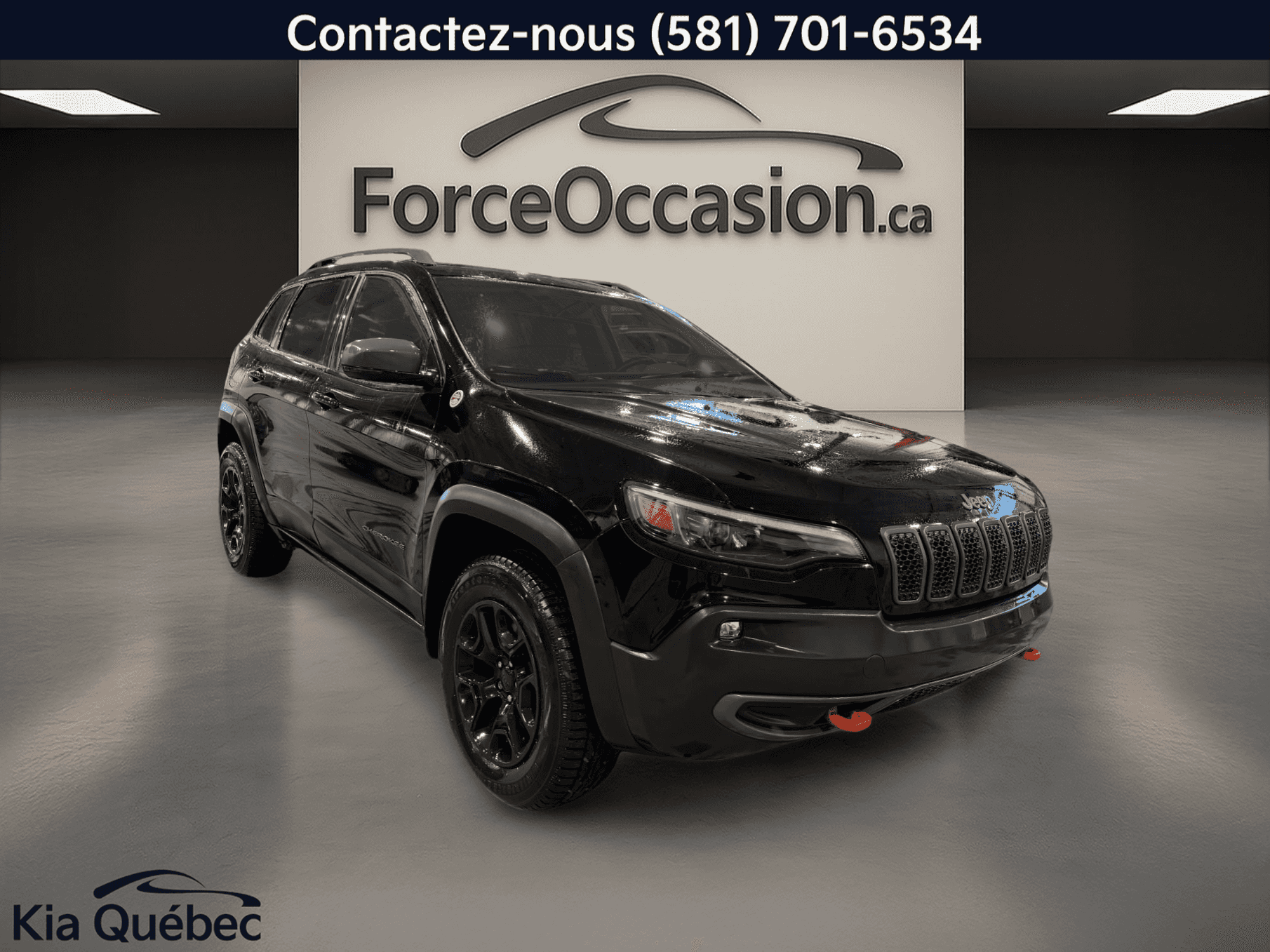 Image 4 Jeep Cherokee Trailhawk 4X4 *2.0L Turbo *Cuir *Toit *Caméra *Carplay *Bizone 2020