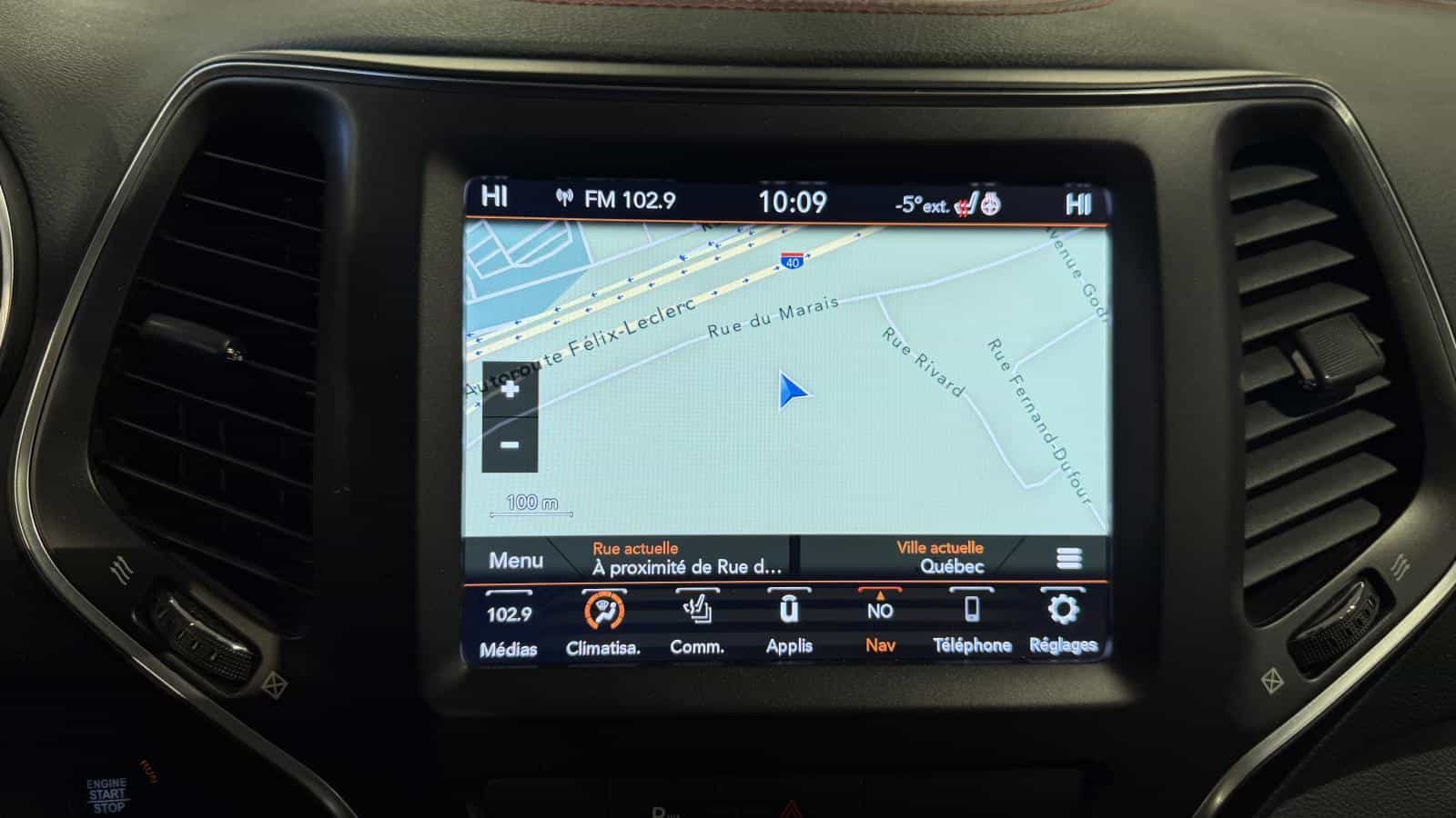 Image 20 Jeep Cherokee Trailhawk 4X4 *2.0L Turbo *Cuir *Toit *Caméra *Carplay *Bizone 2020