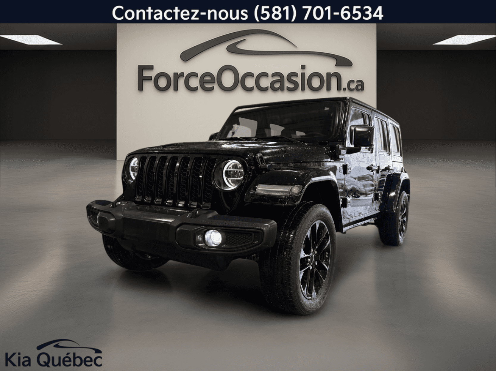 Image 1 Jeep Wrangler 4XE Unlimited Sahara Turbo *Awd *Gps *Cuir *Carplay 2021