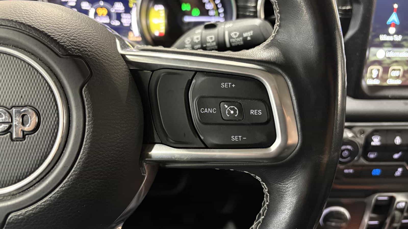 Image 17 Jeep Wrangler 4XE Unlimited Sahara Turbo *Awd *Gps *Cuir *Carplay 2021