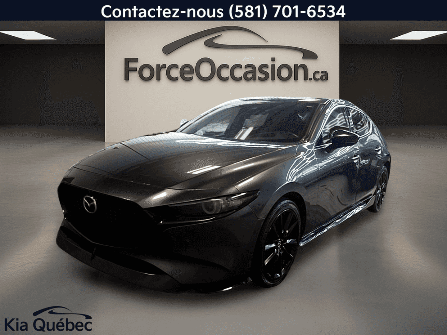 2021 Mazda MAZDA3 SPORT Gt Turbo *Awd *Carplay *Cuir Rouge *Toit *Bizone - Image 1