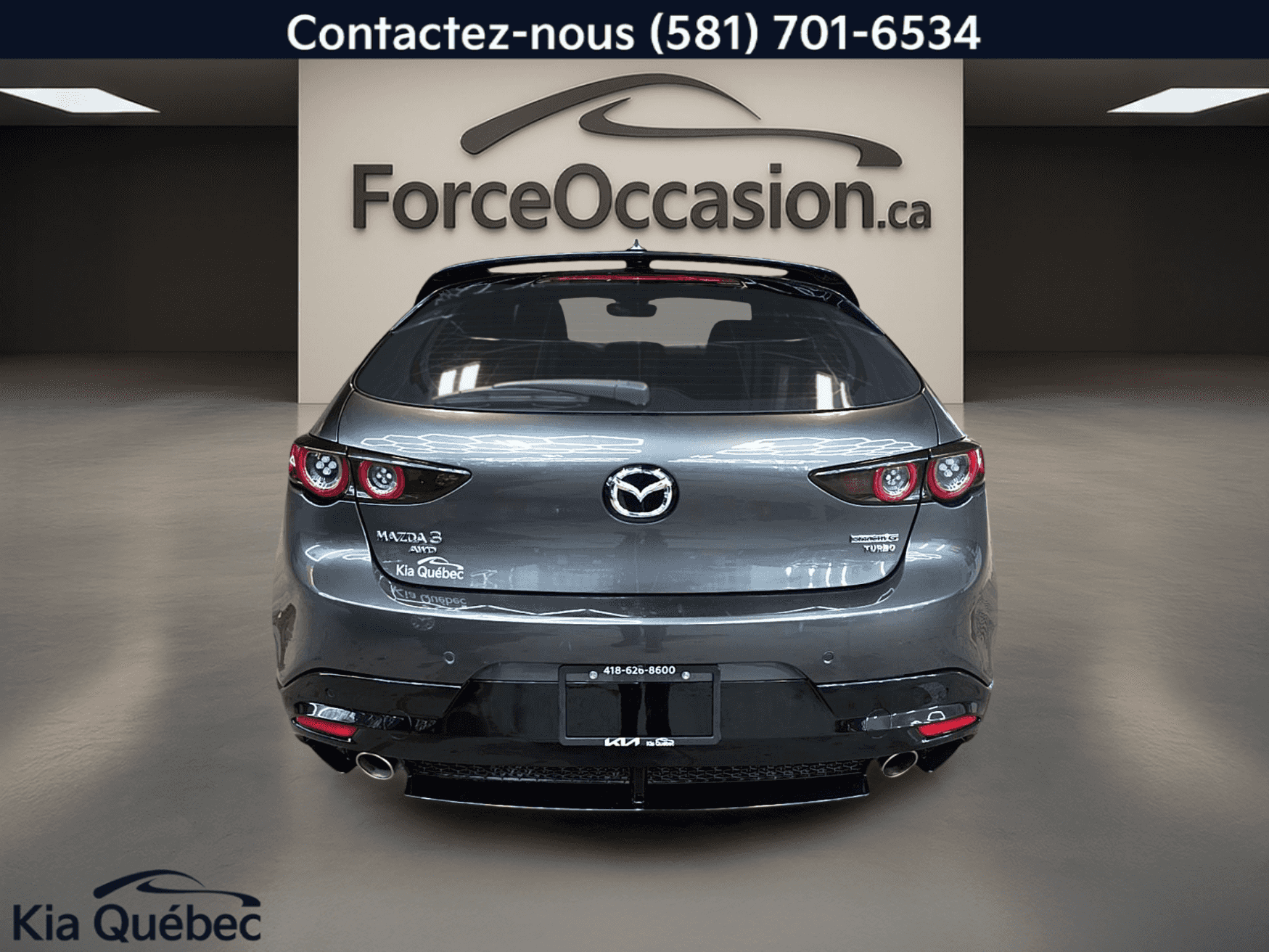 Image 5 Mazda MAZDA3 SPORT Gt Turbo *Awd *Carplay *Cuir Rouge *Toit *Bizone 2021