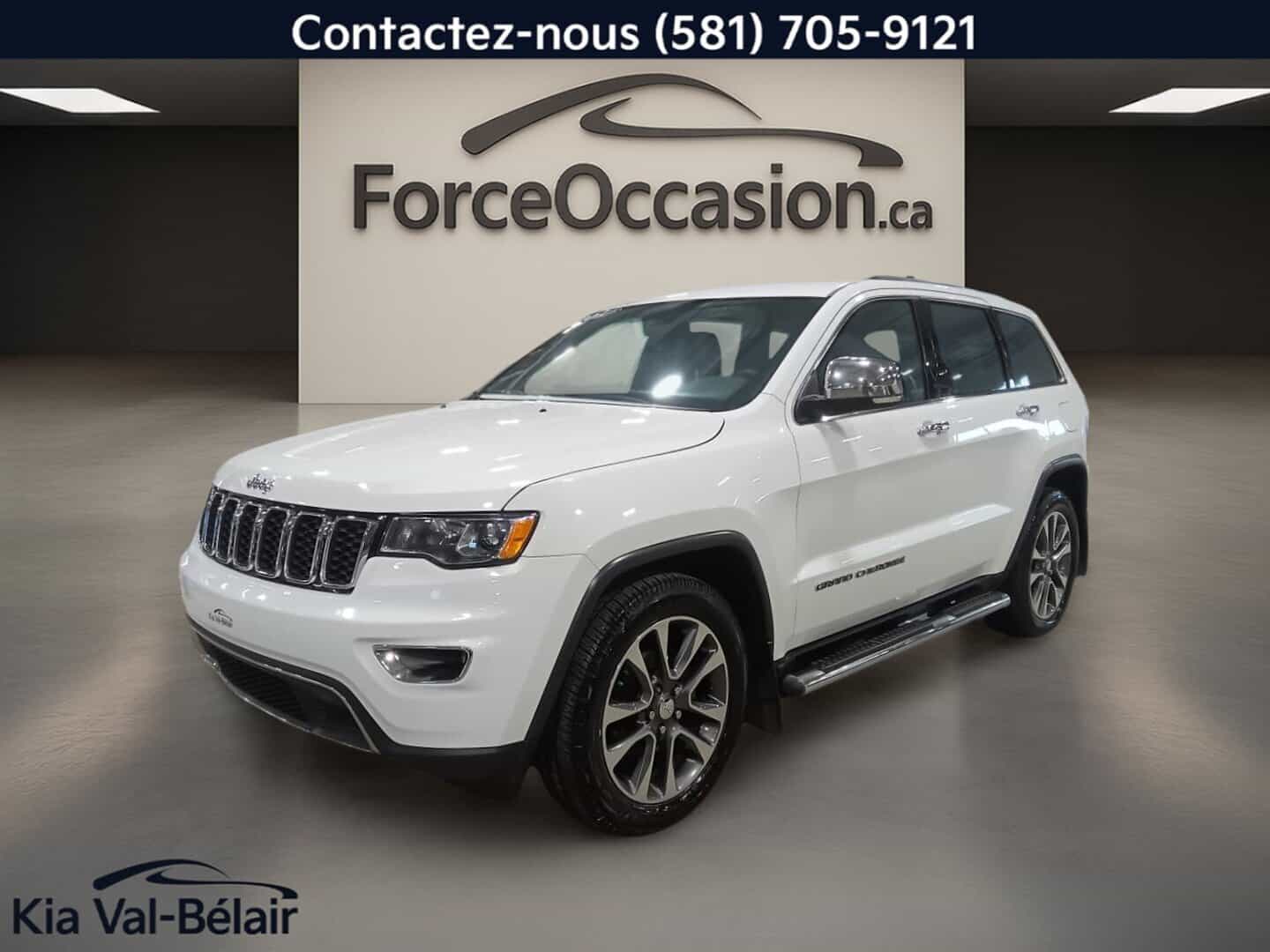 2018 Jeep Grand Cherokee Limited * 4X4 * V6 * 293Hp * Cuir * Gps * Toit * Volant Chauff * - Image 1