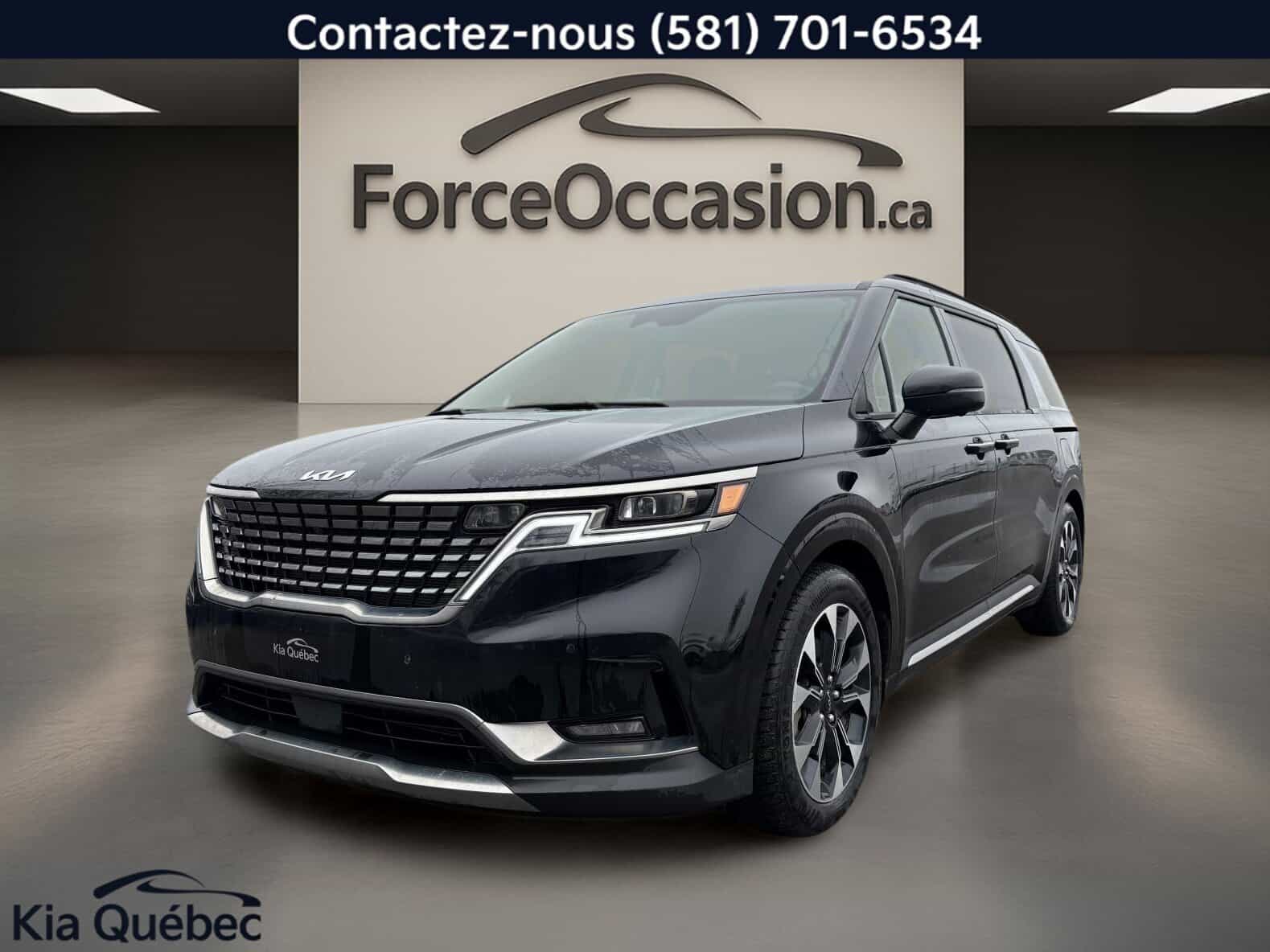 Image 1 Kia Carnival Ex V6 3,5L 8 Pass *Cuir *Gps *Carplay *Volant/Siege Chauffant 2024