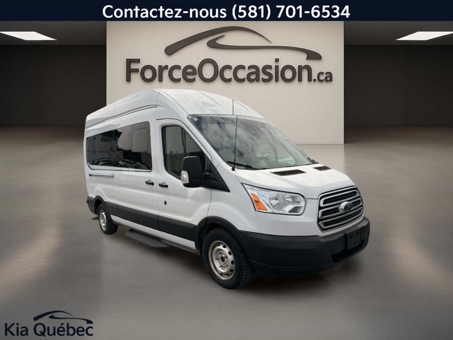 Image 1 Ford Transit T-350 Xl 5Cyl 3.2L Diesel Toit Surélevé 148Po 15 Passagers 2019