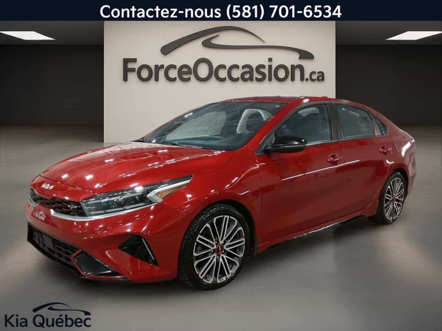 2023 Kia Forte Gt Limited *Turbo *Cuir *Toit *Gps *Carplay *Bizone - Image 1
