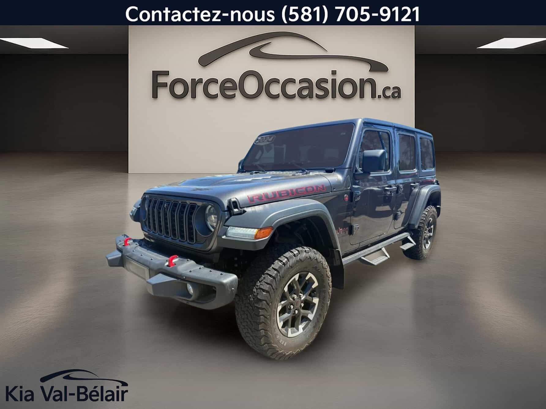 Image 1 Jeep Wrangler Rubicon * 4X4 * V6 * 285Hp * Caméra * Carplay * Sièges Chauff * 2024