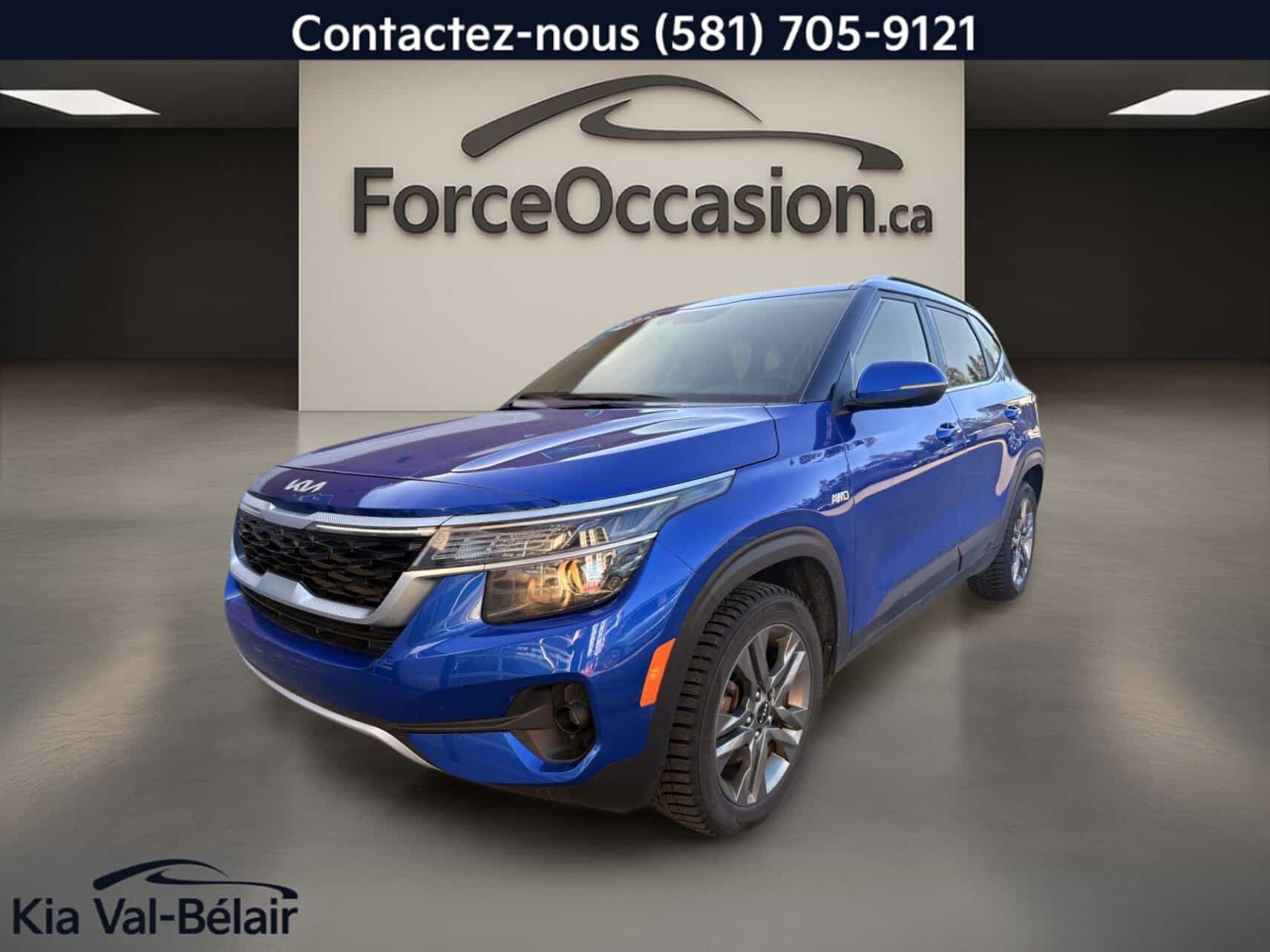 2022 Kia Seltos Ex * Awd * Toit * Cuir * Caméra * Carplay * Volant Chauff * - Image 1