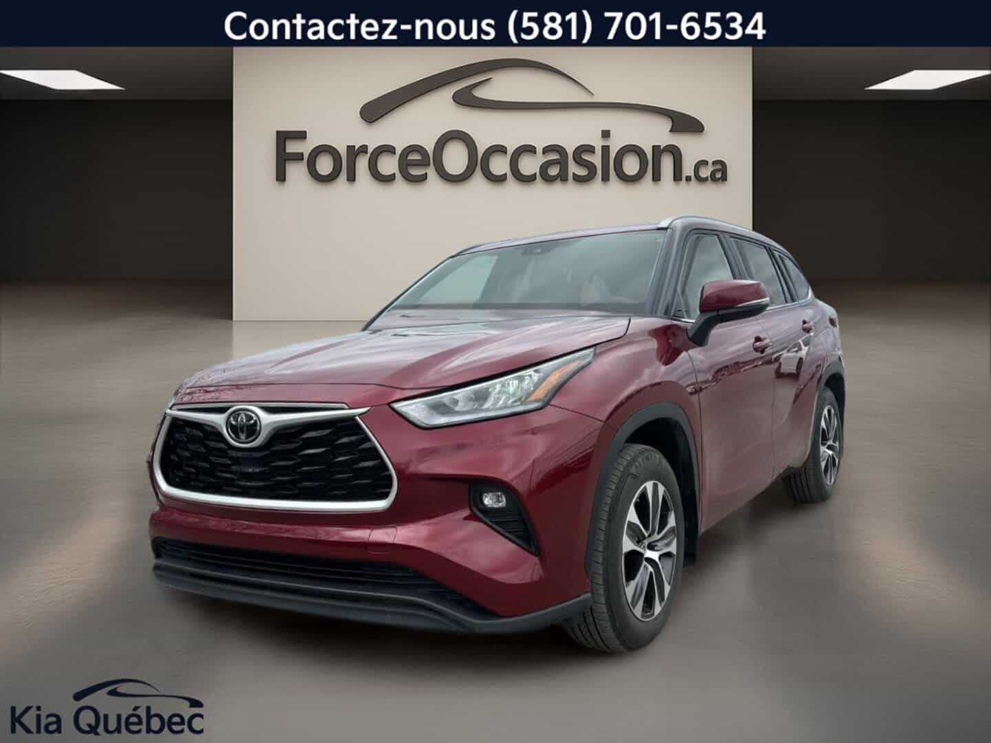 2023 Toyota Highlander Xle Awd *2.4L Turbo *8 Passagers *Cuir *Toit *Carplay *Caméra - Image 1