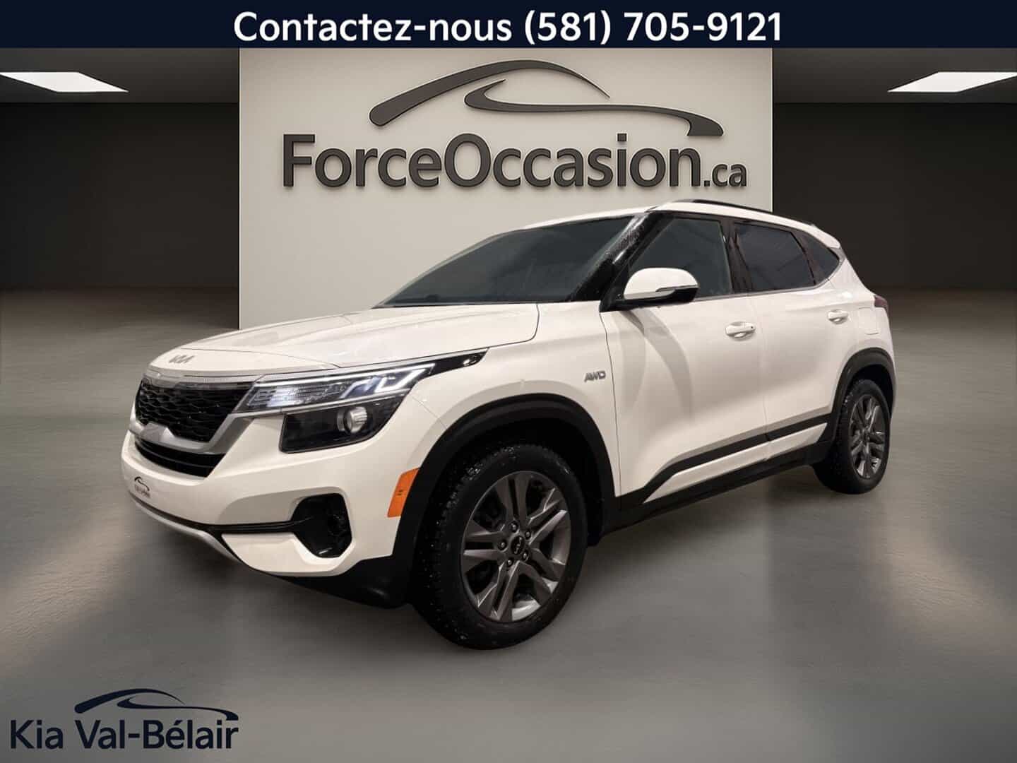 2022 Kia Seltos Ex * Awd * Toit * Cuir * Caméra * Carplay * Volant Chauff * - Image 1