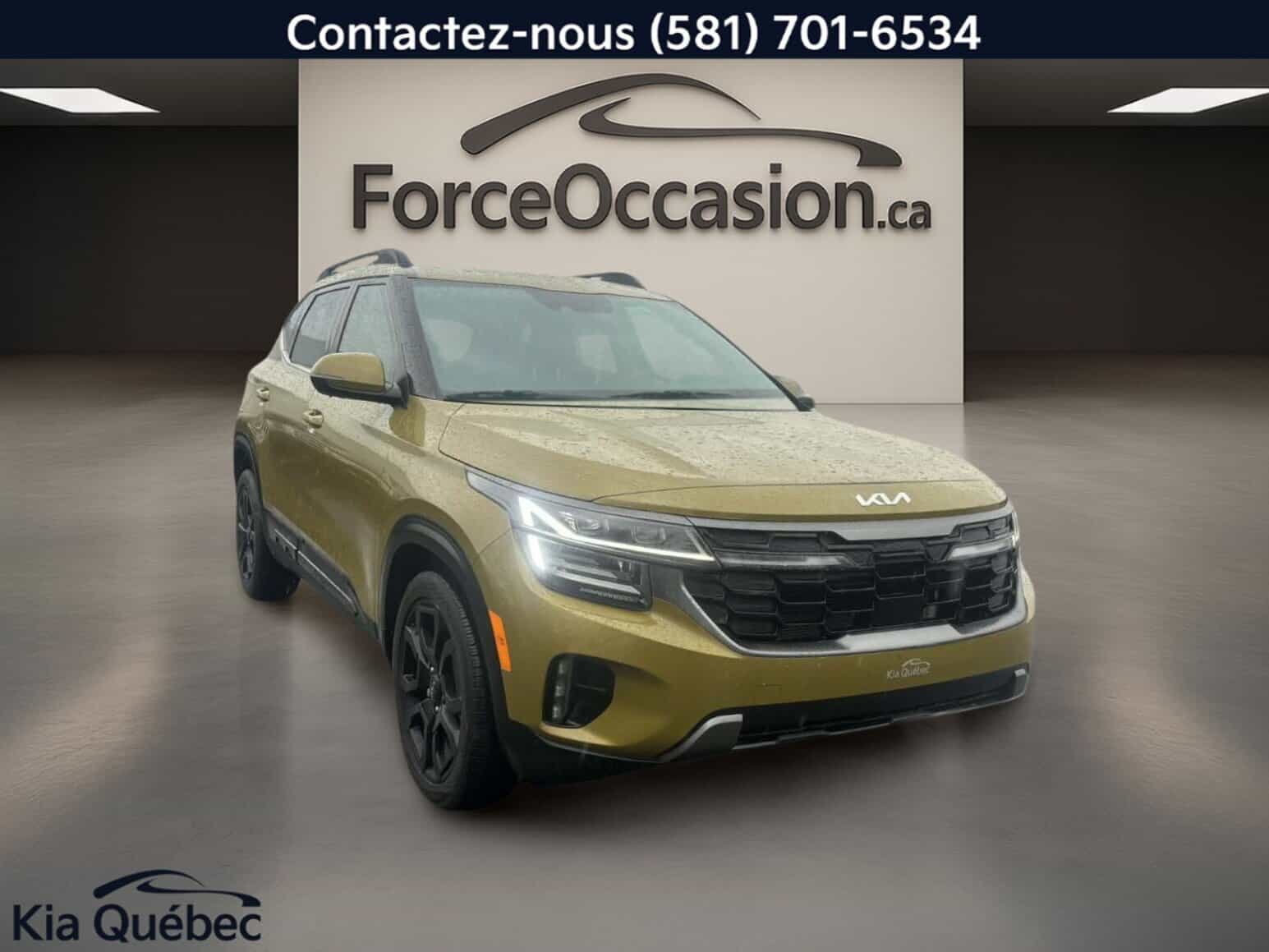 Image 1 Kia Seltos X-Line Awd *Turbo *Toit *Cuir *Gps *Caméra *Siège Ventilé/Chauffant 2024