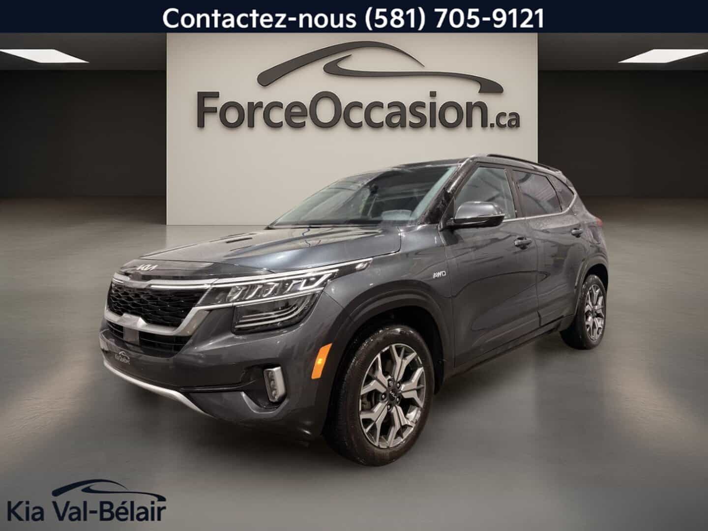 Image 1 Kia Seltos Ex Premium * Awd * Cuir * Gps * Toit * Volant Chauff * 2023