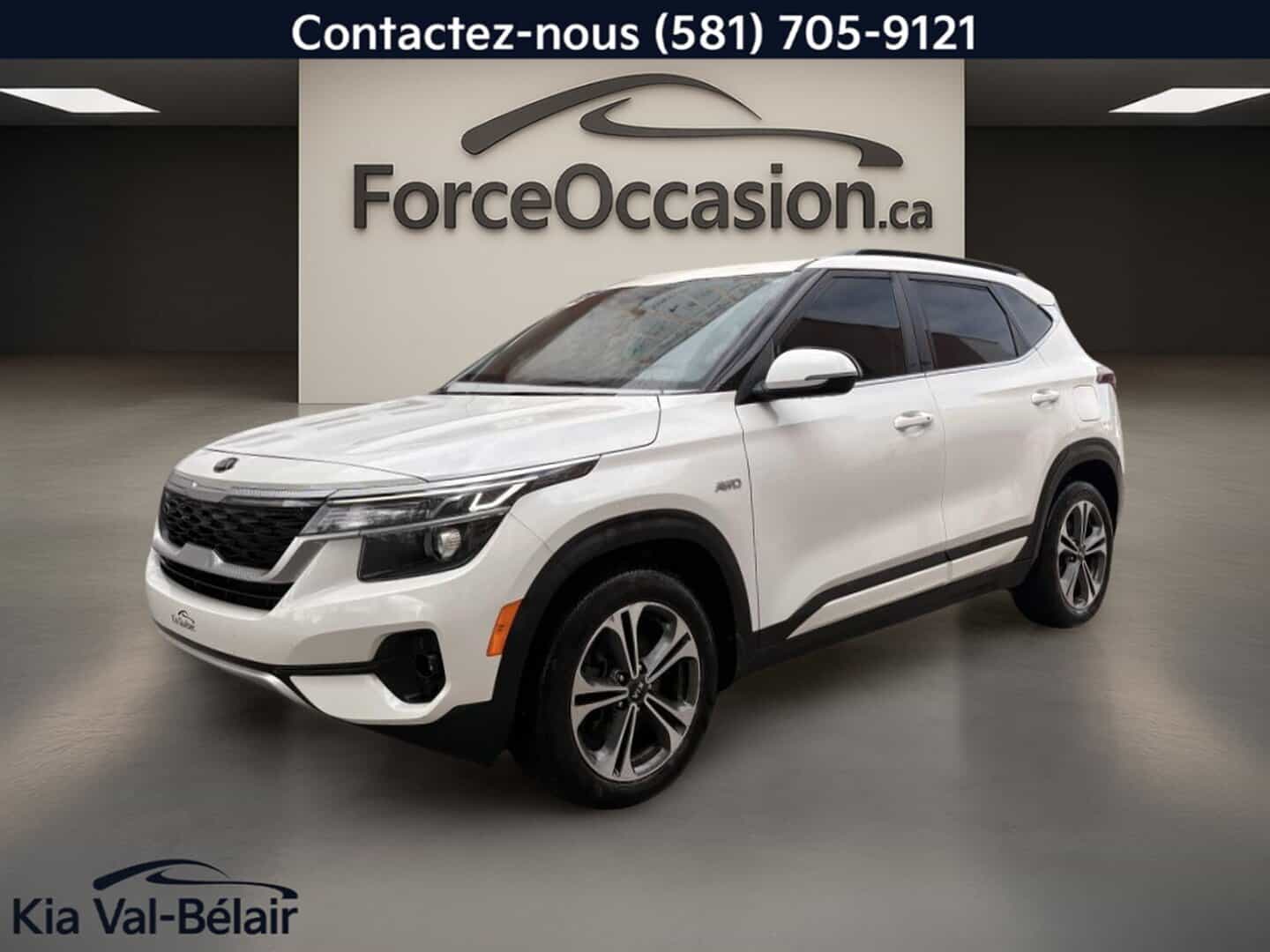 2021 Kia Seltos Ex * Awd * Toit * Cuir * Caméra * Carplay * Volant Chauff * - Image 1