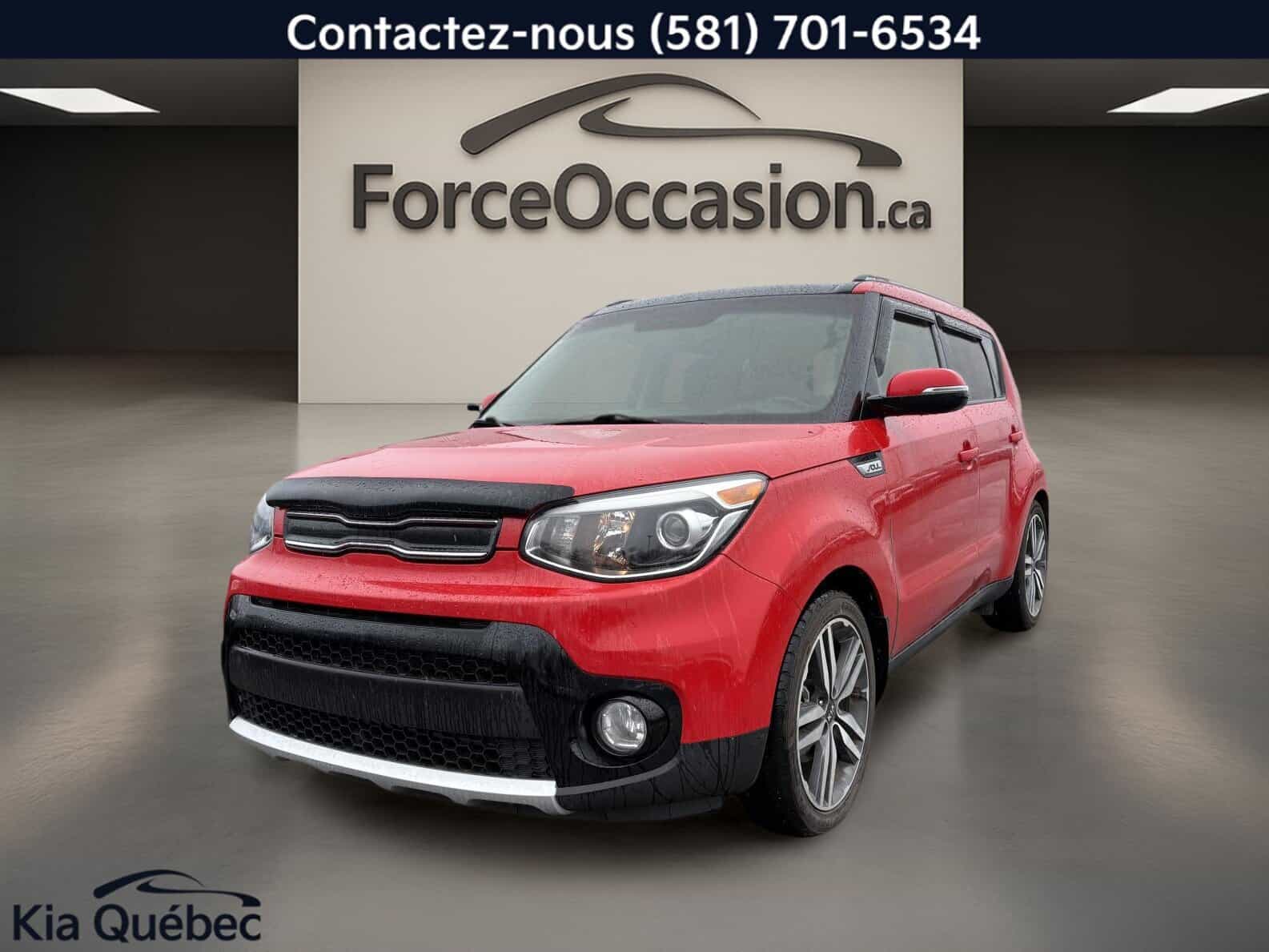 Image 1 Kia Soul Ex+ *Carplay *Caméra *Cuir *Toit Pano *Volant/Siege Chauffant 2018
