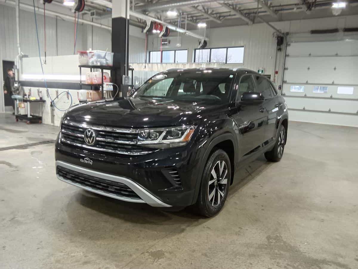 2021 Volkswagen Atlas Cross Sport Comfortline* Awd* V6* Cuir* Sieges Chauffants* Bizone* - Image 1
