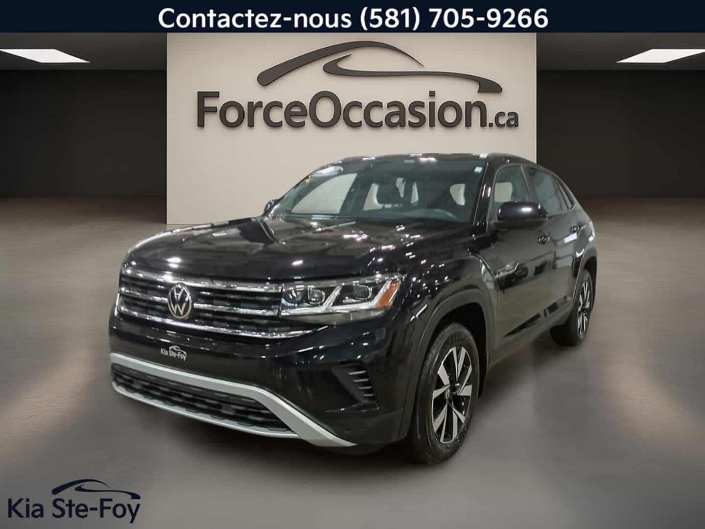 2021 Volkswagen Atlas Cross Sport Comfortline* Awd* V6* Cuir* Sieges Chauffants* Bizone* - Image 1