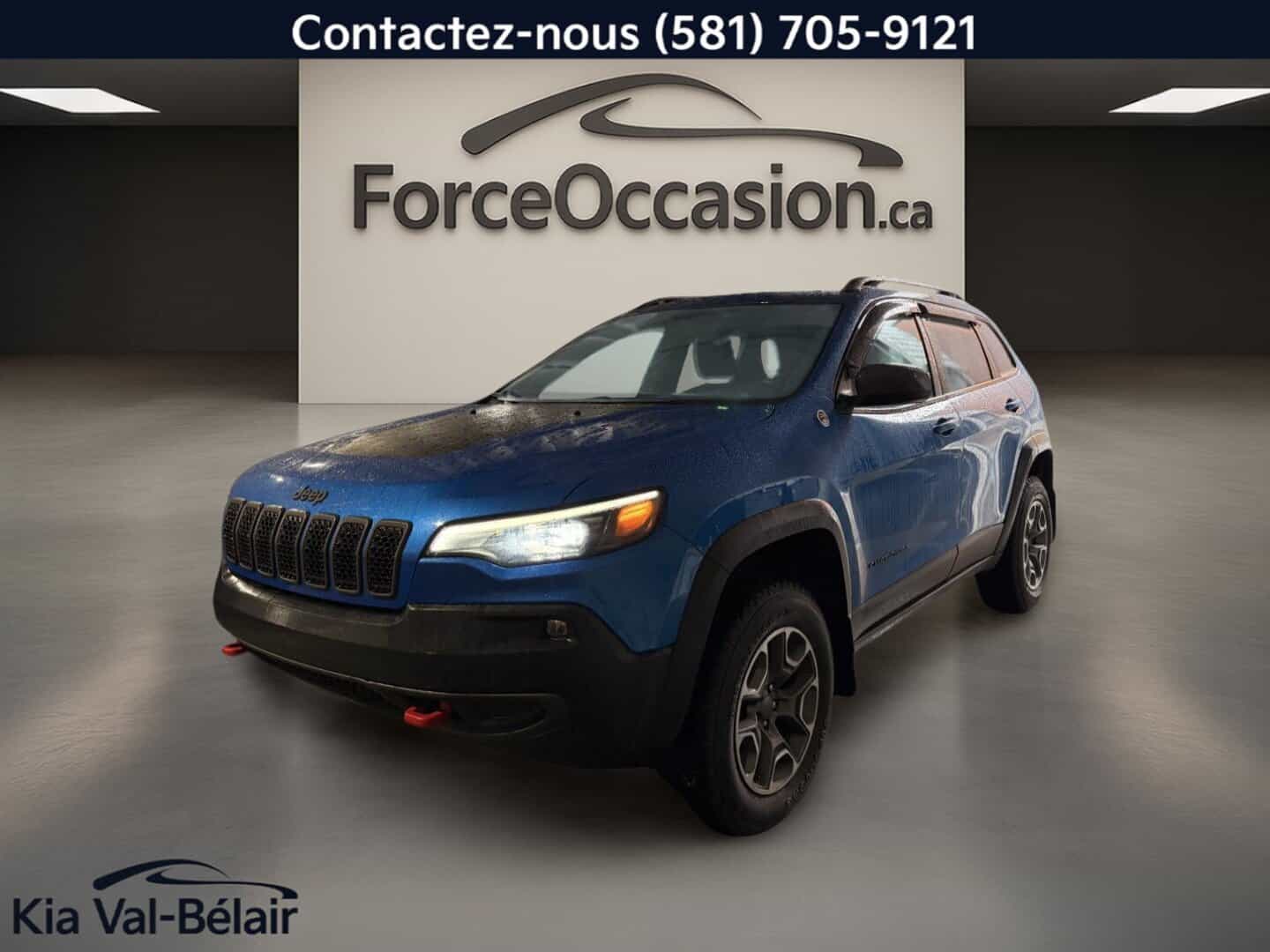 Image 1 Jeep Cherokee Trailhawk * 4X4 * V6 * 271Hp * Gps * Carplay * Caméra * Siège Chauff * 2020