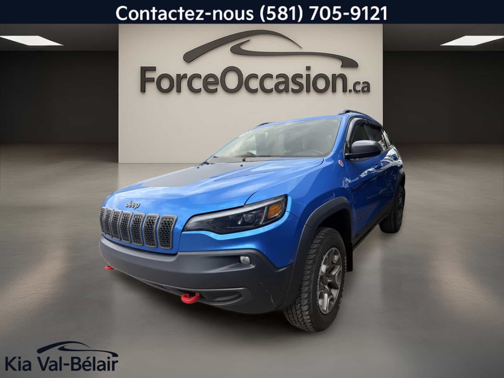 2020 Jeep Cherokee Trailhawk * 4X4 * V6 * 271Hp * Gps * Carplay * Caméra * Siège Chauff * - Image 1