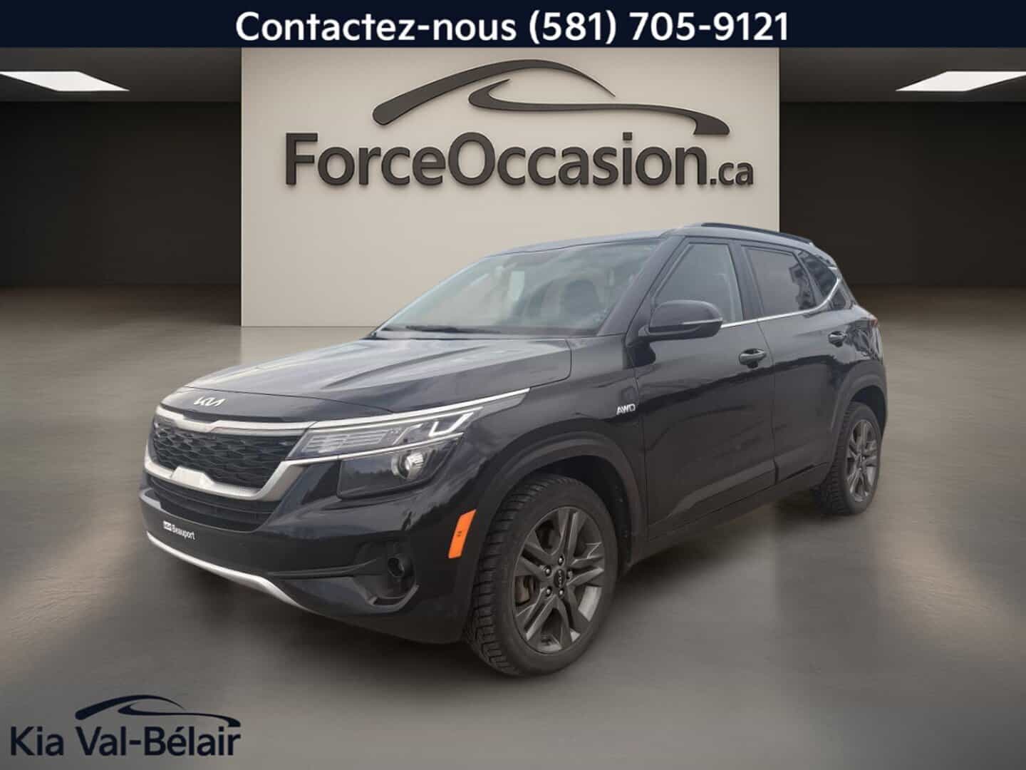 Image 1 Kia Seltos Ex * Awd * Toit * Cuir * Caméra * Carplay * Volant Chauff * 2023