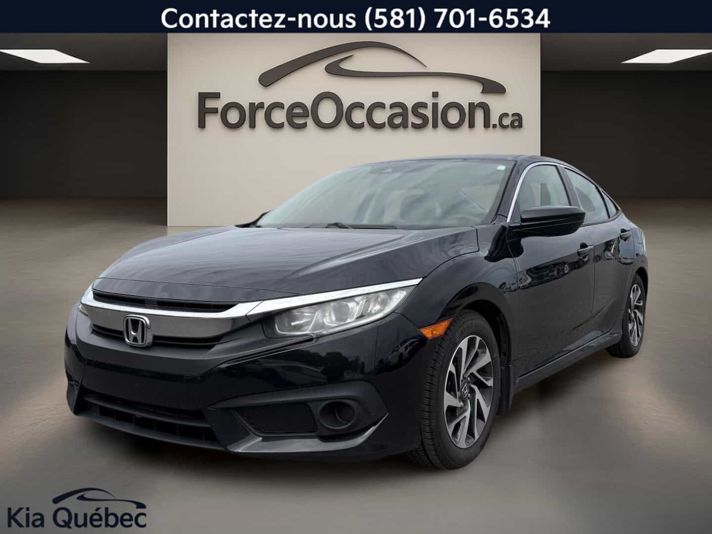 Image 1 Honda Civic Ex Caméra *Siege Chauffant *Toit *Cruise *Bouton Poussoir 2016