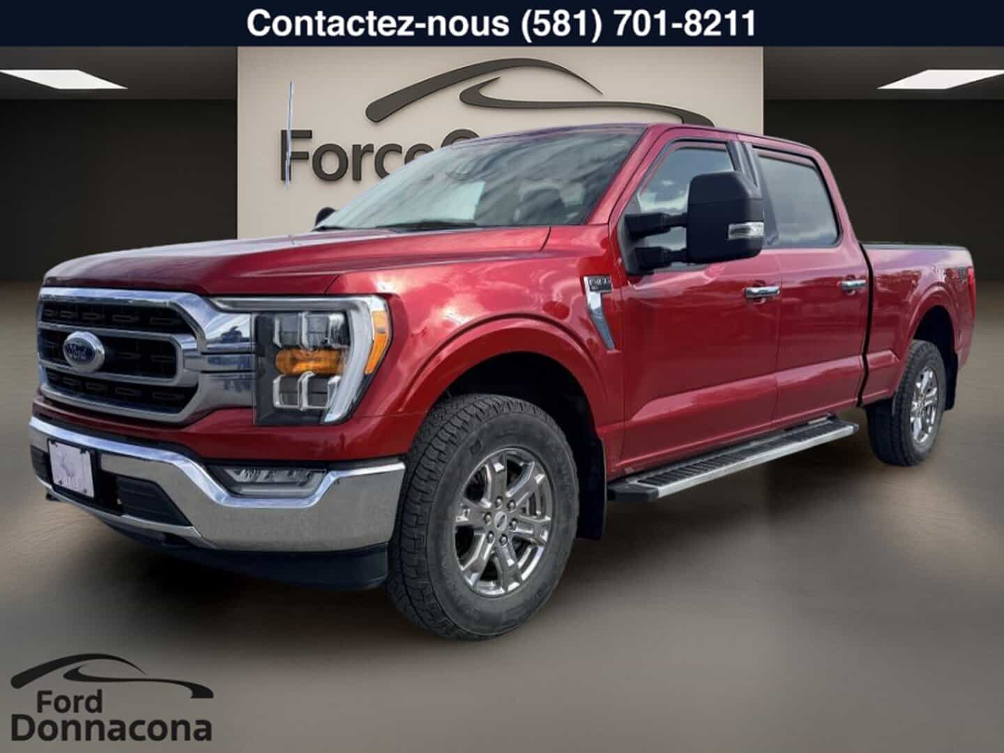 Image 1 Ford F-150 XLT cabine SuperCrew 4x4 de 6,5 pi - TOILE DE COFFRE - ATTACHE-REMORQUE - MARCHE PIED - MOTEUR V8 5L 2022