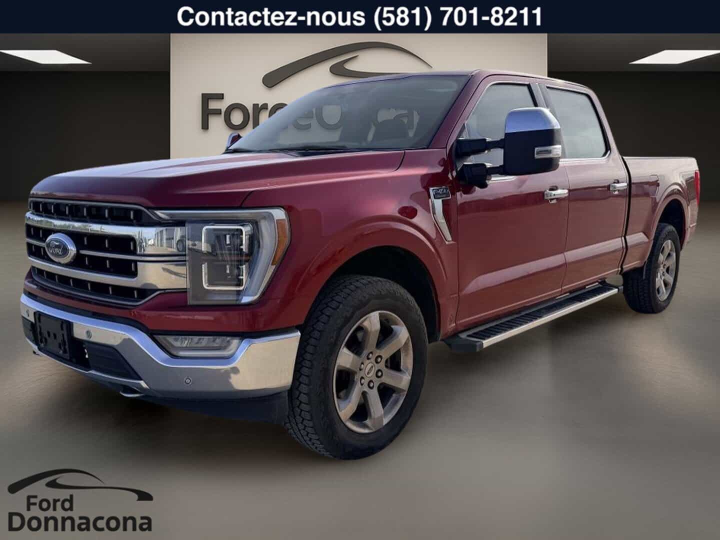 Image 1 Ford F-150 LARIAT cabine SUPERCREW 4x4 caisse de 6,5 pi - CUIR - V8 - TOIT PANO - SIÈGES VENTILÉS - MARCHEPIEDS 2022