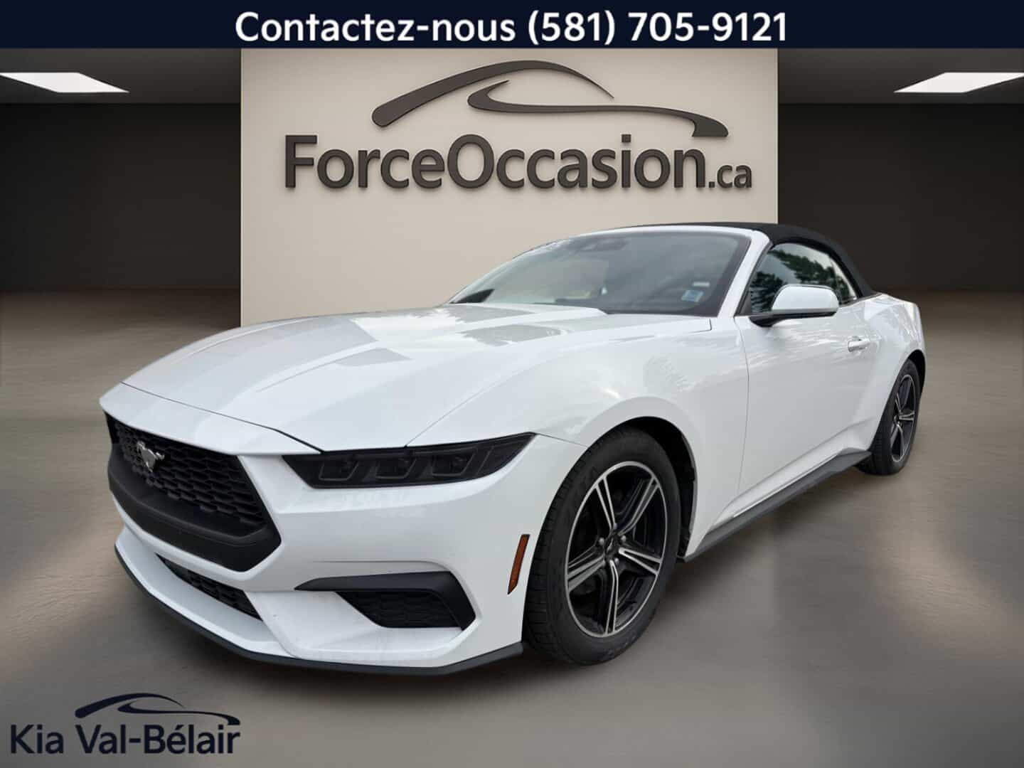 2025 Ford Mustang EcoBoost * 315HP * CUIR * CARPLAY * DÉCAPOTABLE * SIEGES CHAUFF * - Image 1