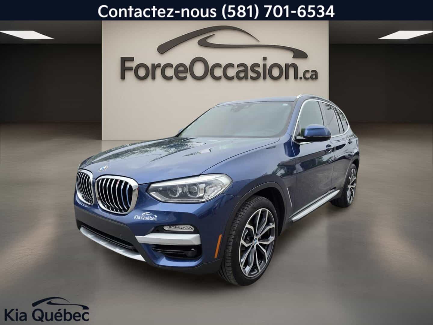 2018 BMW X3 xDrive30i *TURBO *CUIR *GPS *TOIT PANO *BIZONE *VOLANT/SIEGE CHAUFFANT - Image 1