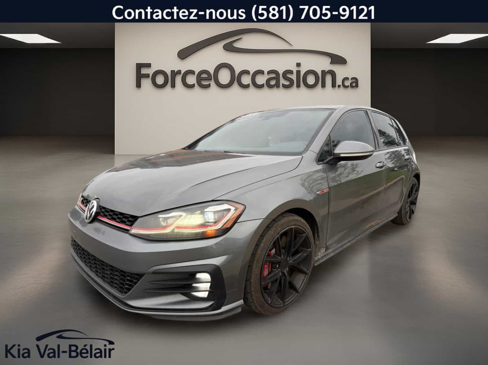 2018 Volkswagen Golf GTI Autobahn Turbo * 220Hp * Cuir * Gps * Toit * Fender® * - Image 1
