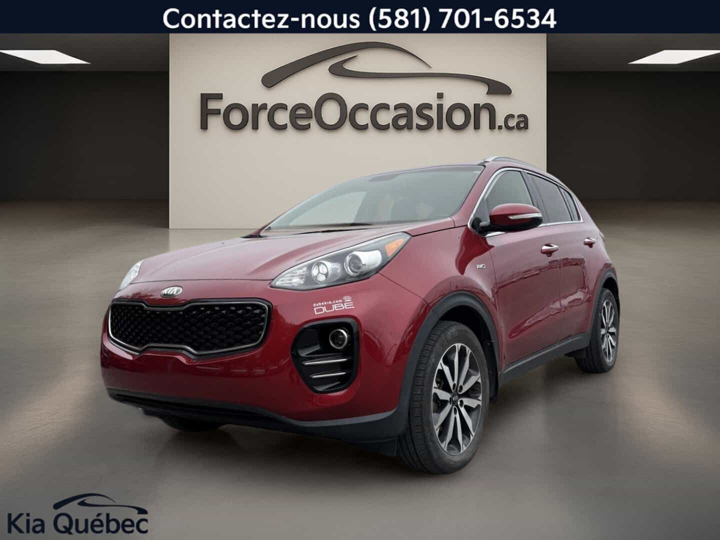 2018 Kia Sportage Awd Ex *Carplay *Siege/Volant Chauffant *Cuir *Cruise - Image 1