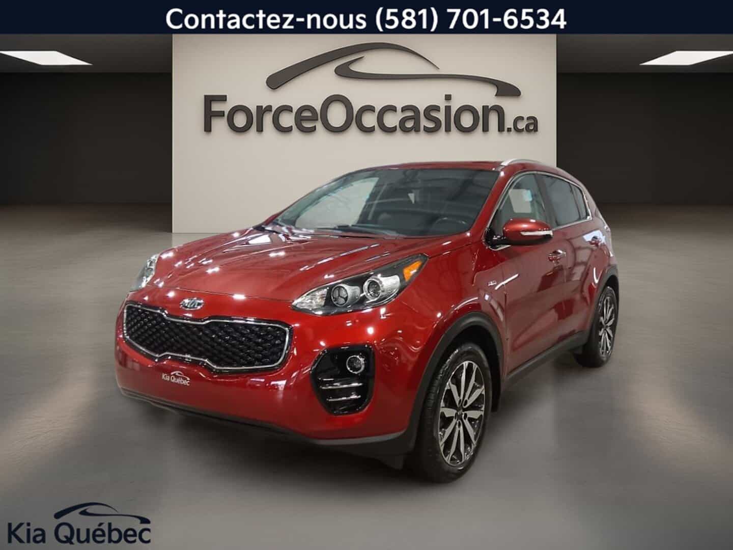 2018 Kia Sportage Awd Ex *Carplay *Siege/Volant Chauffant *Cuir *Cruise - Image 1