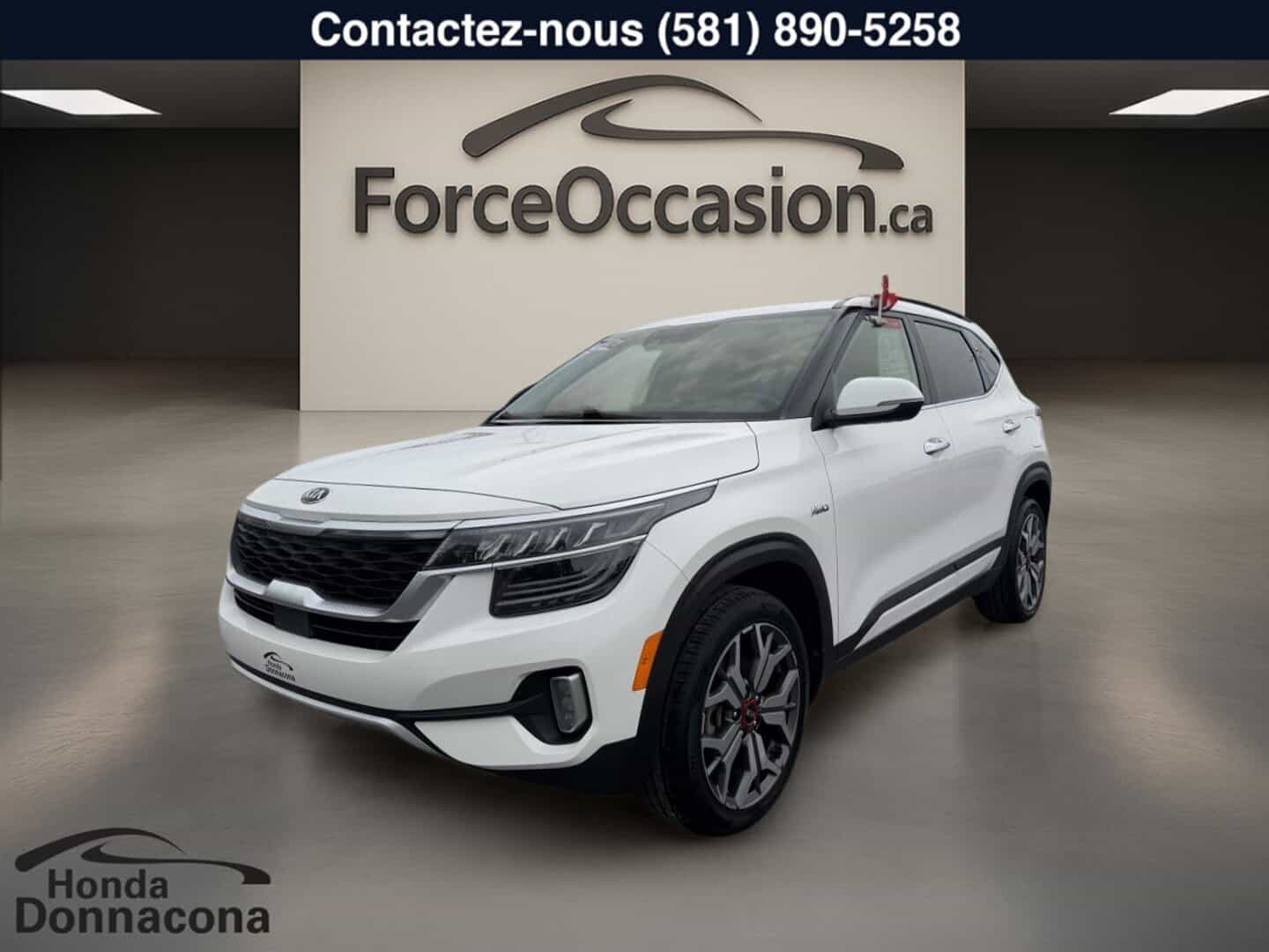 2021 Kia Seltos SX Turbo - CUIR - TOIT OUVRANT - VOLANT CHAUFFANT - SIÈGES ELECTRIQUES - TURBO - Image 1