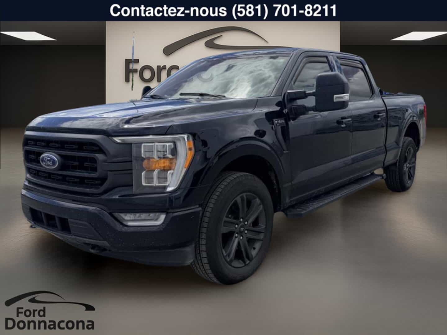 Image 1 Ford F-150 XLT cabine SuperCrew 4x4 caisse de 6,5 pi - MARCHE-PIEDS -TOILE DE COFFRE - SIÈGES ELECTRIQUES -3,5L 2023